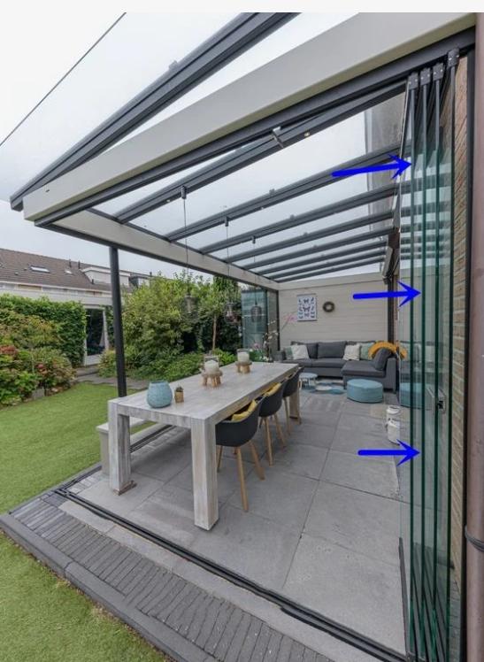 给一楼的提个醒，单纯做门廊可不够，不想冬天冷飕飕，记得加上它