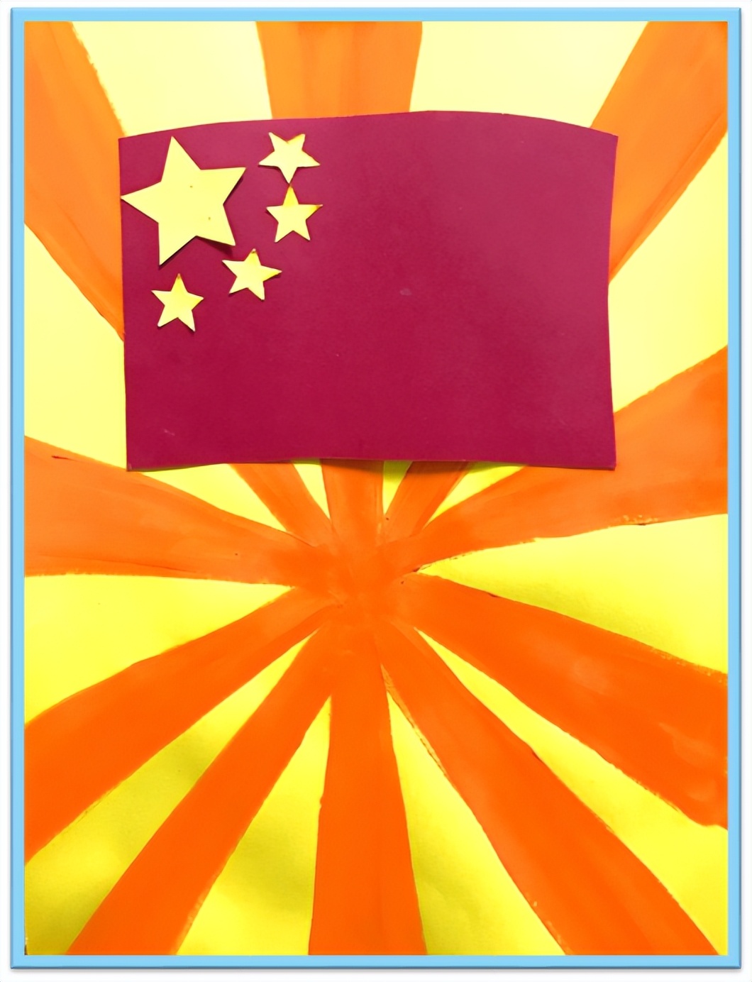 国庆节绘画天安门,国庆节绘画一等奖