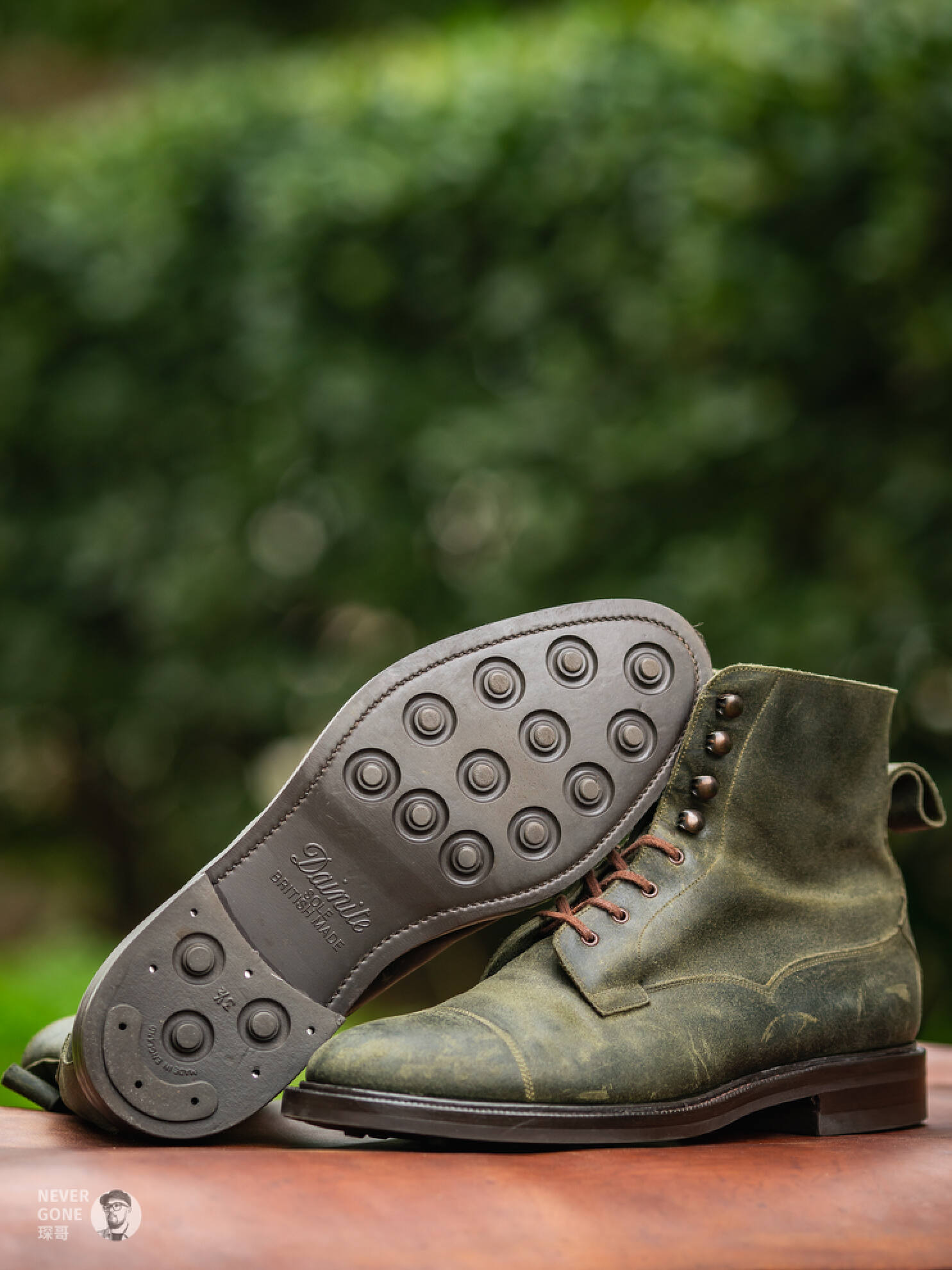 成功集邮EdwardGreen咔叽村靴：蜡翻毛Galway