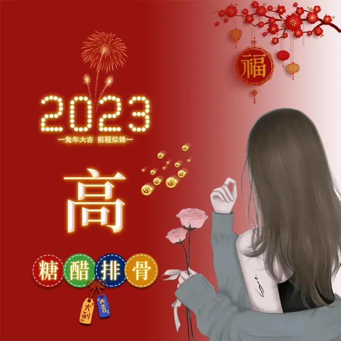 姓氏头像张女生专用喜庆点的,新年喜庆傅姓氏头像图片大全