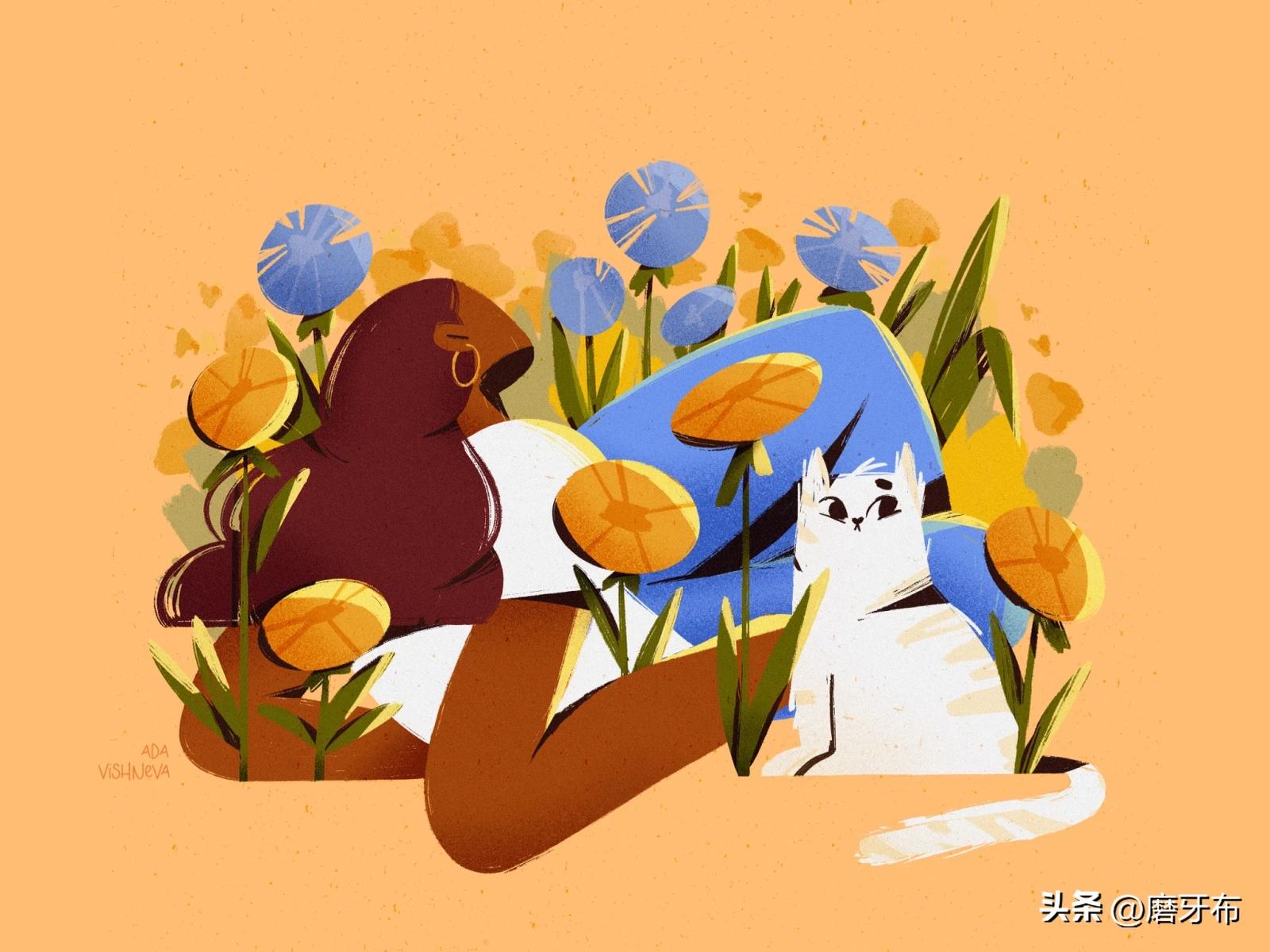 欧美著名插画师人物插画作品,日本插画师绚丽多彩的插画风格