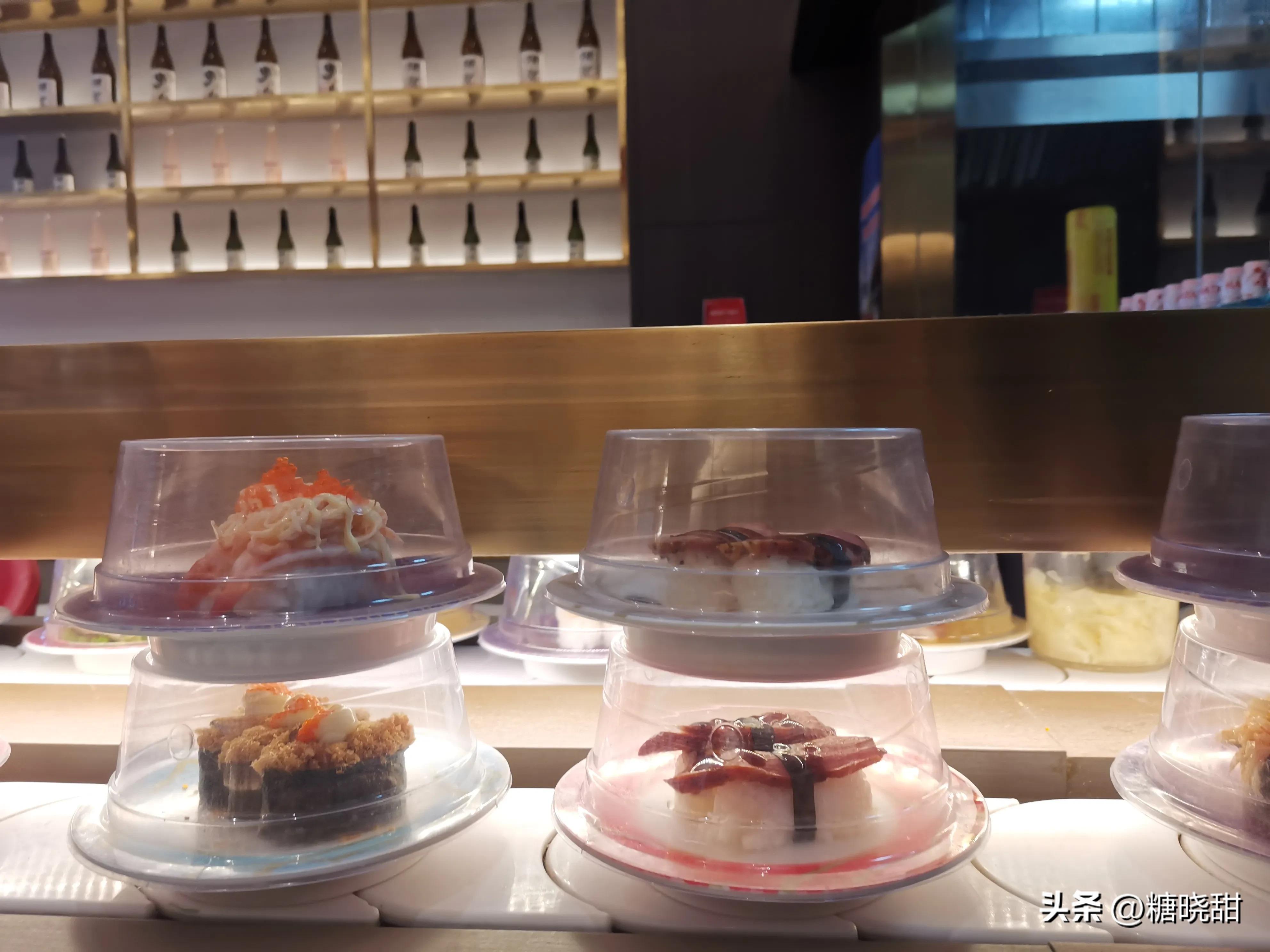 回转寿司探店,美食探店回转寿司
