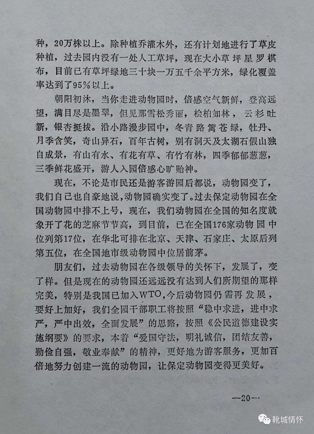 靴城情怀｜回忆20年前的园林局演讲会（6）