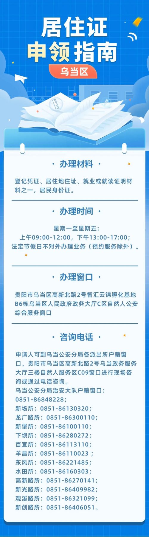 贵阳学生办居住证需要什么材料,贵阳市儿童居住证怎么办理