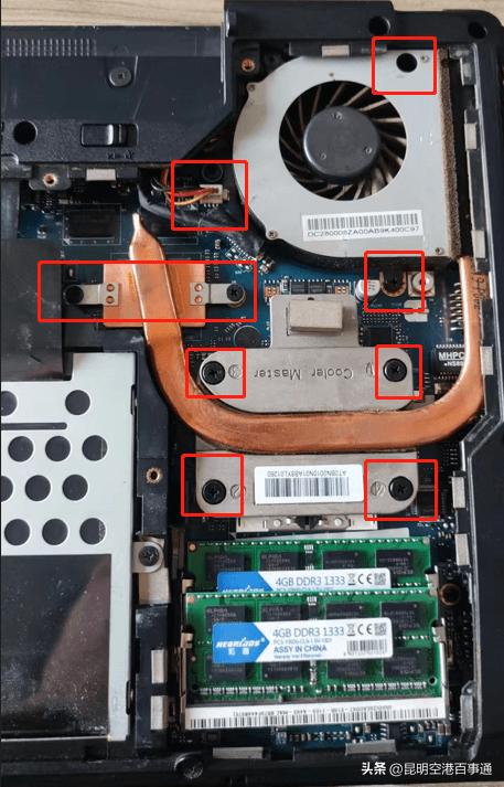 联想笔记本g470更换散热器,联想g460cpu涂抹散热硅脂