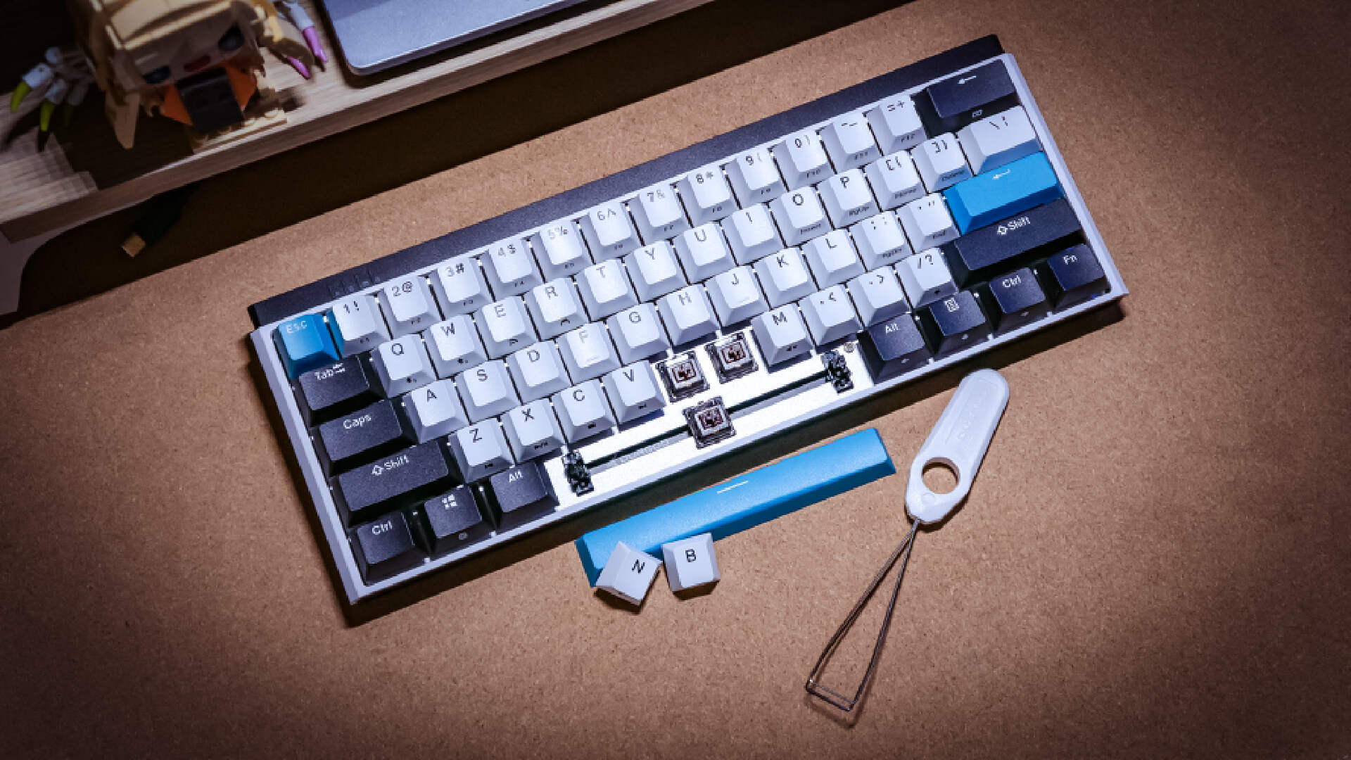 杜伽k330w银轴键盘,杜伽发布k320w三模无线机械键盘