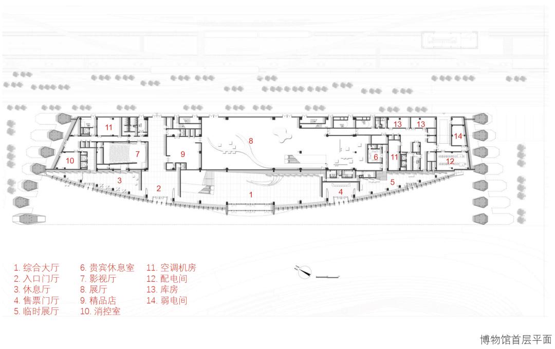中国黄海湿地博物馆设计平面图,黄海湿地博物馆室外展区名称