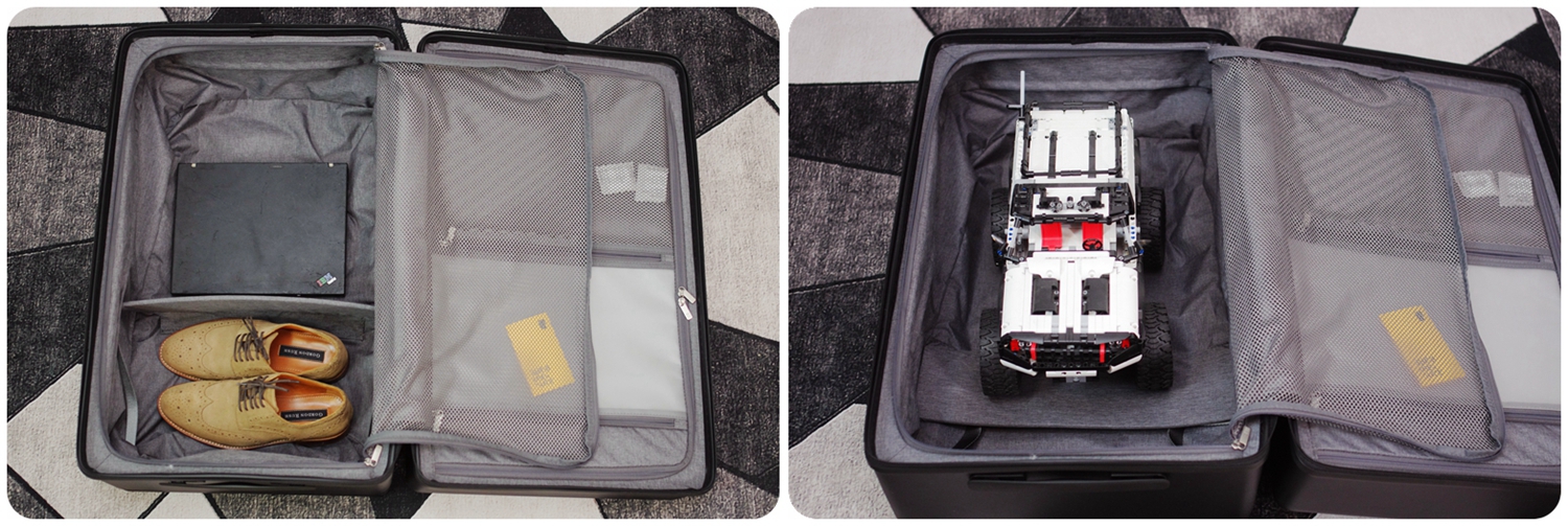 小型行李箱手提实用,重量轻且收纳量大可坐的行李箱