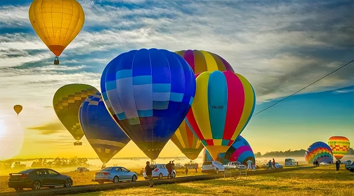 多彩乡村风景图,四季变化的乡村美景