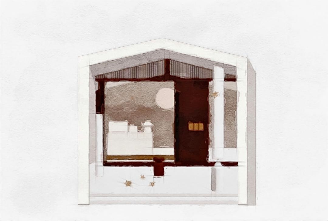 日式风格宫殿,简约现代宫殿