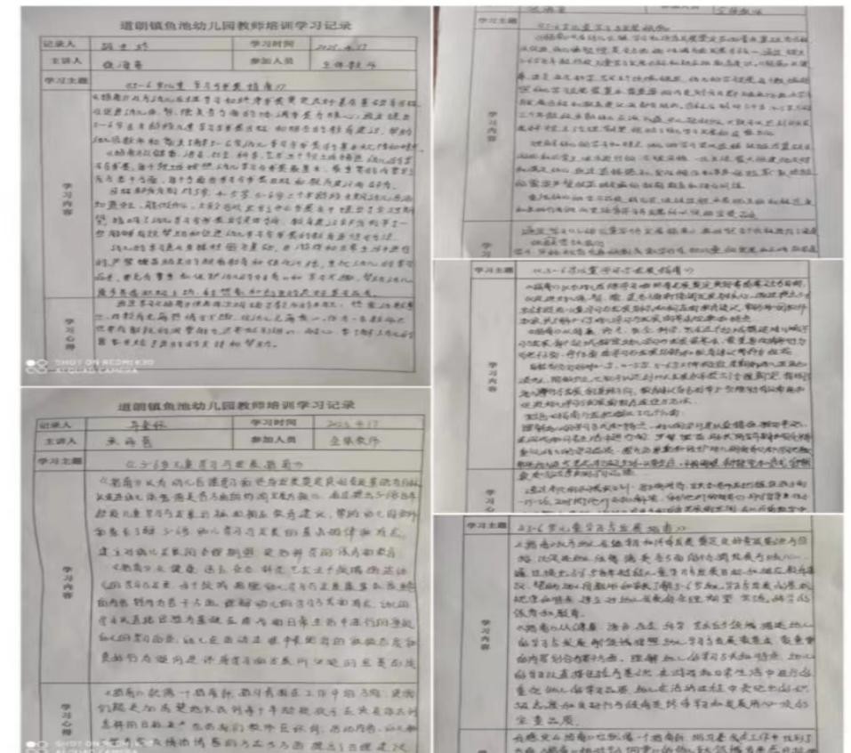 道朗镇鱼池幼儿园：开展“学指南用指南”活动