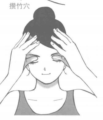 按压攒竹穴缓解疲劳,缓解眼疲劳的穴位有哪几个
