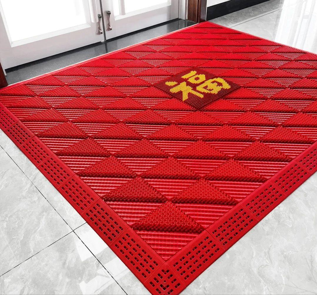 入户门地垫pu材质绿色,入户门玄关地垫用什么材质的好