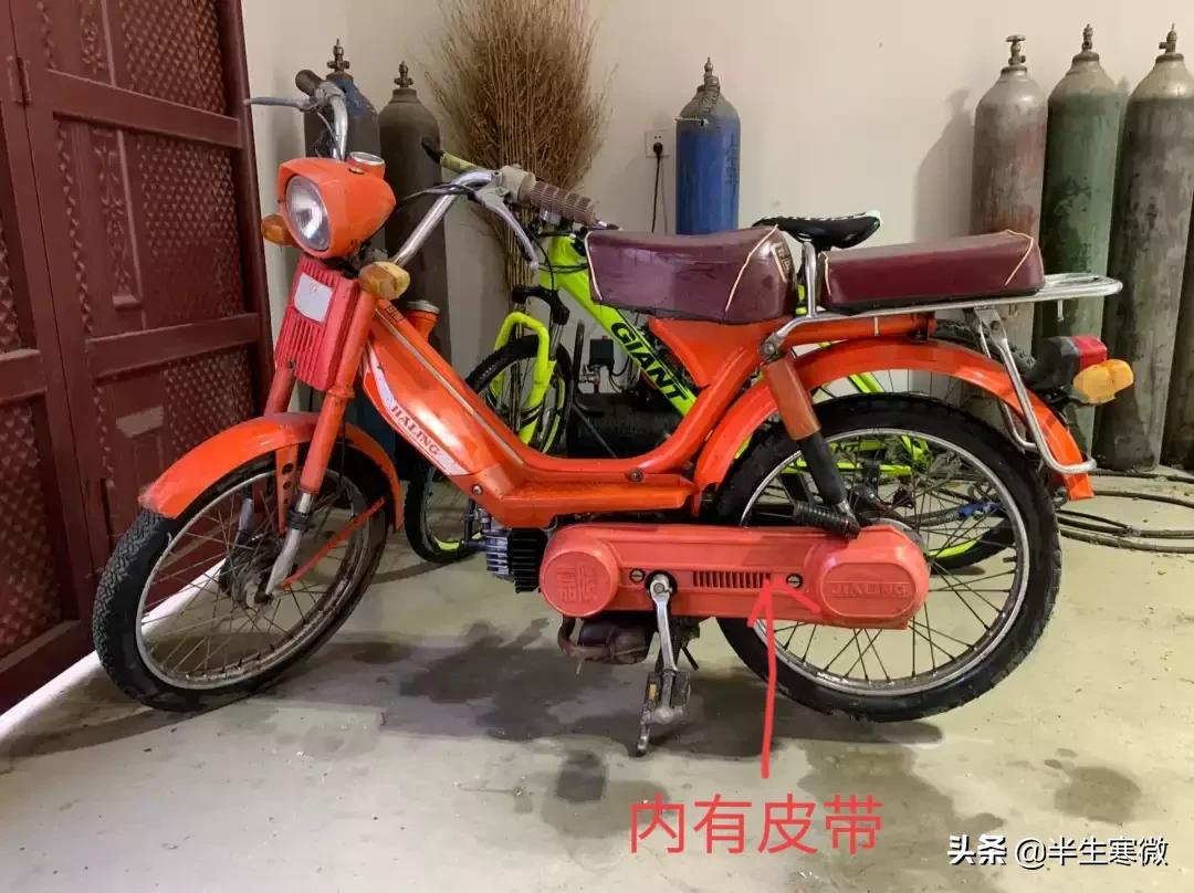 90年代的嘉陵50cc摩托车,嘉陵50二冲程摩托车