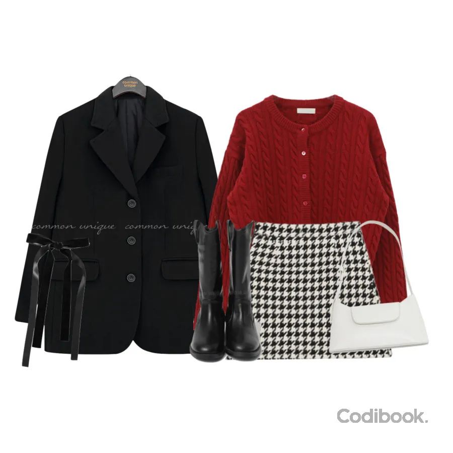 红色系穿搭过年成熟,红色系穿搭过年高级感