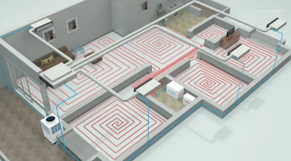 家用变频空气能地暖,空气能地暖不变频