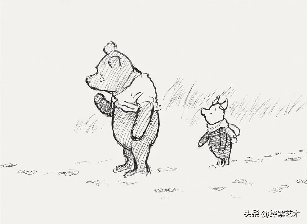 “爷青回”系列，一组罕见的小熊维尼原画，引起无数人共鸣