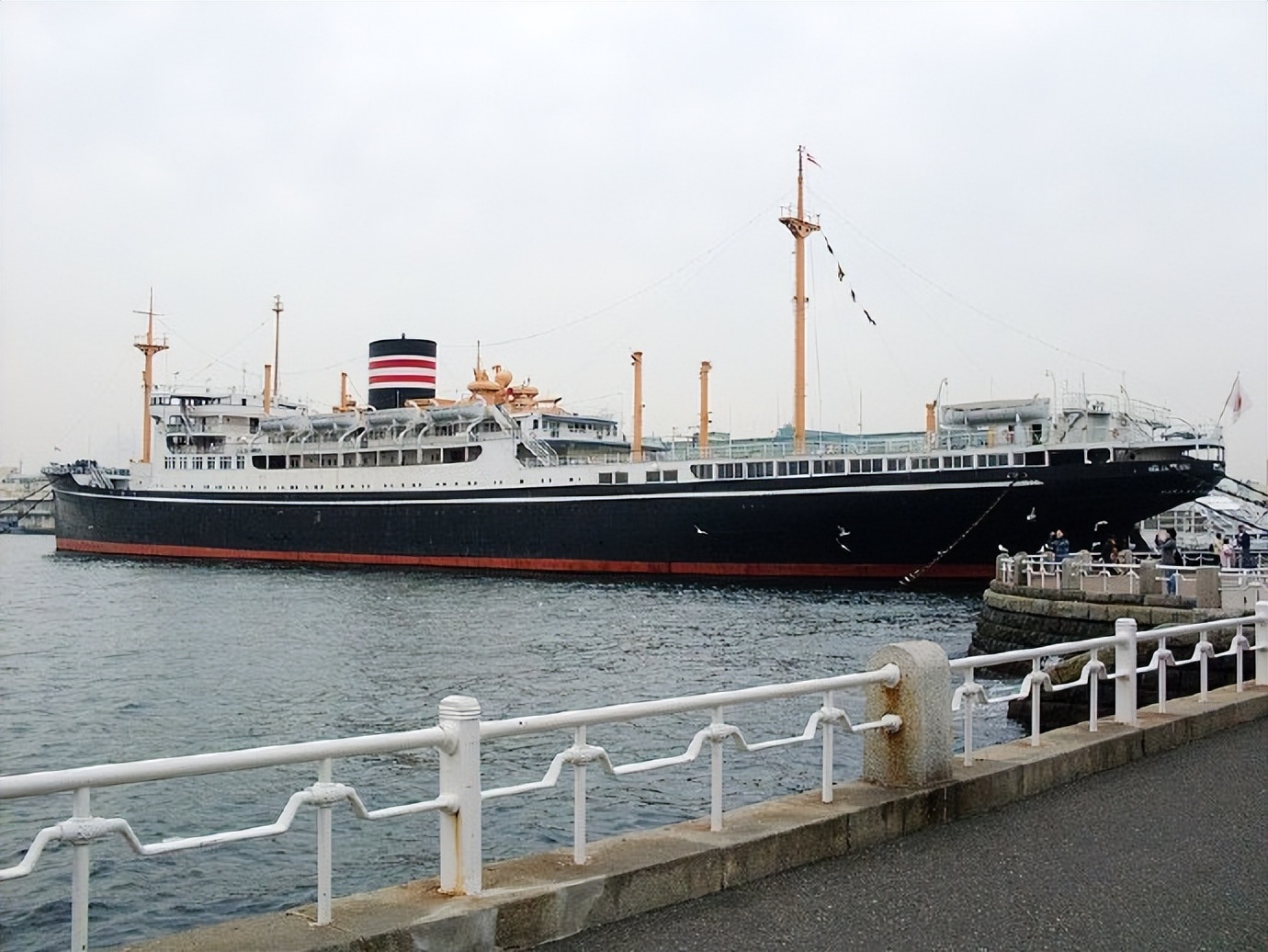 日本唐人街游玩,日本横滨山下公园风景