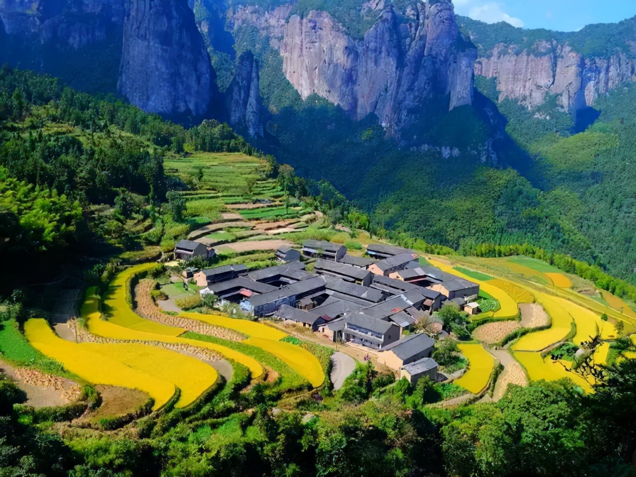 一生必去的村落,仙居公盂古村