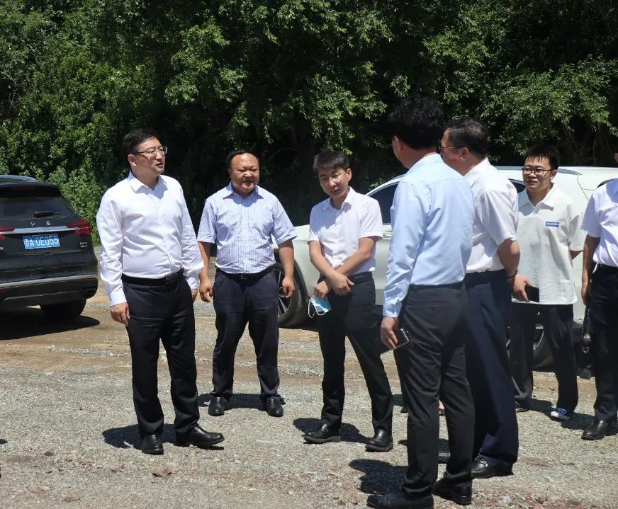 长发集团到汽开区进行项目对接