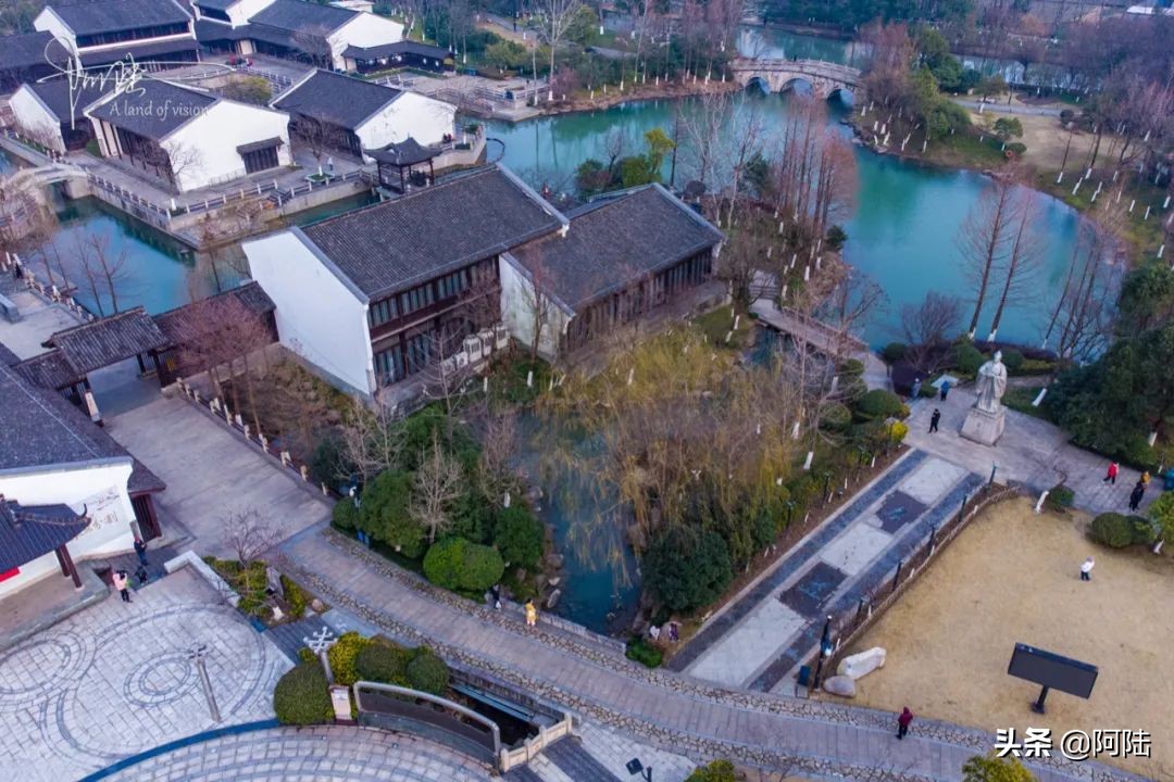 桃花源景区拍照怎么拍出高级感,桃花源的桃花航拍