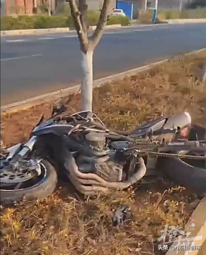 女生骑摩托车撞树身亡,女子骑摩托车超车撞栏杆身亡