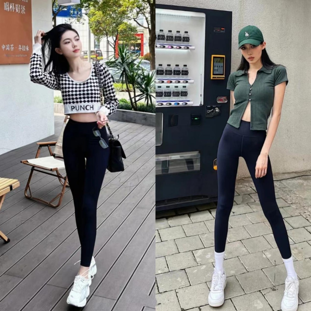 这个秋天就这样穿搭鲨鱼裤,这是我见过最潮的搭配