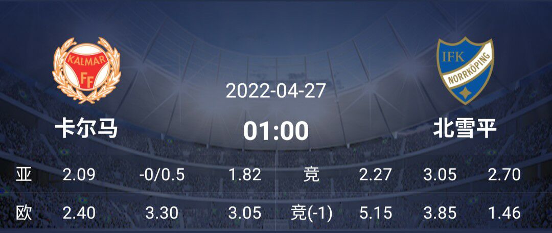 瑞典超前瞻分析米亚尔比vs卡尔马,今日瑞典超级联赛比分预测