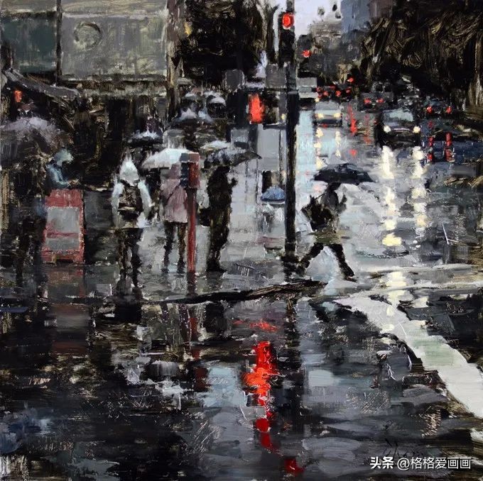 充满意境的朦胧油画印象派,比较好的油画色彩风格