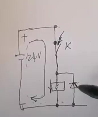 继电器控制二极管工作原理,继电器与二极管保护电路