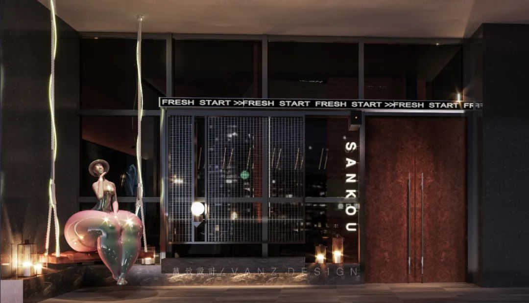 116㎡清吧娱乐餐饮设计-增强空间的体验