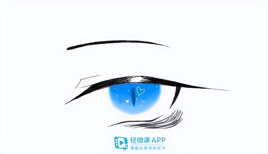 动漫眼睛上色画法教程板绘,指绘教程眼睛上色