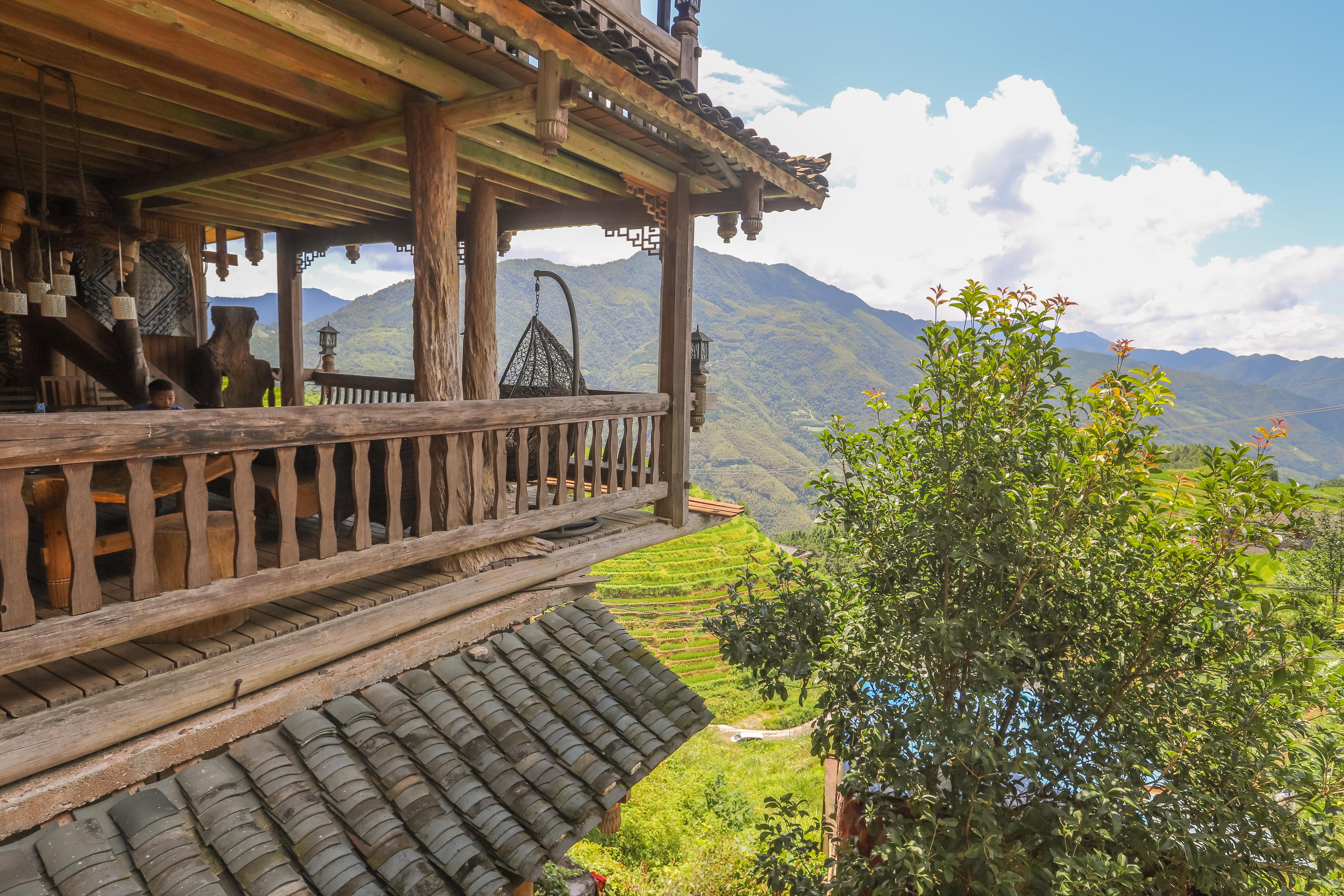 龙脊水稻梯田图片,龙脊水稻