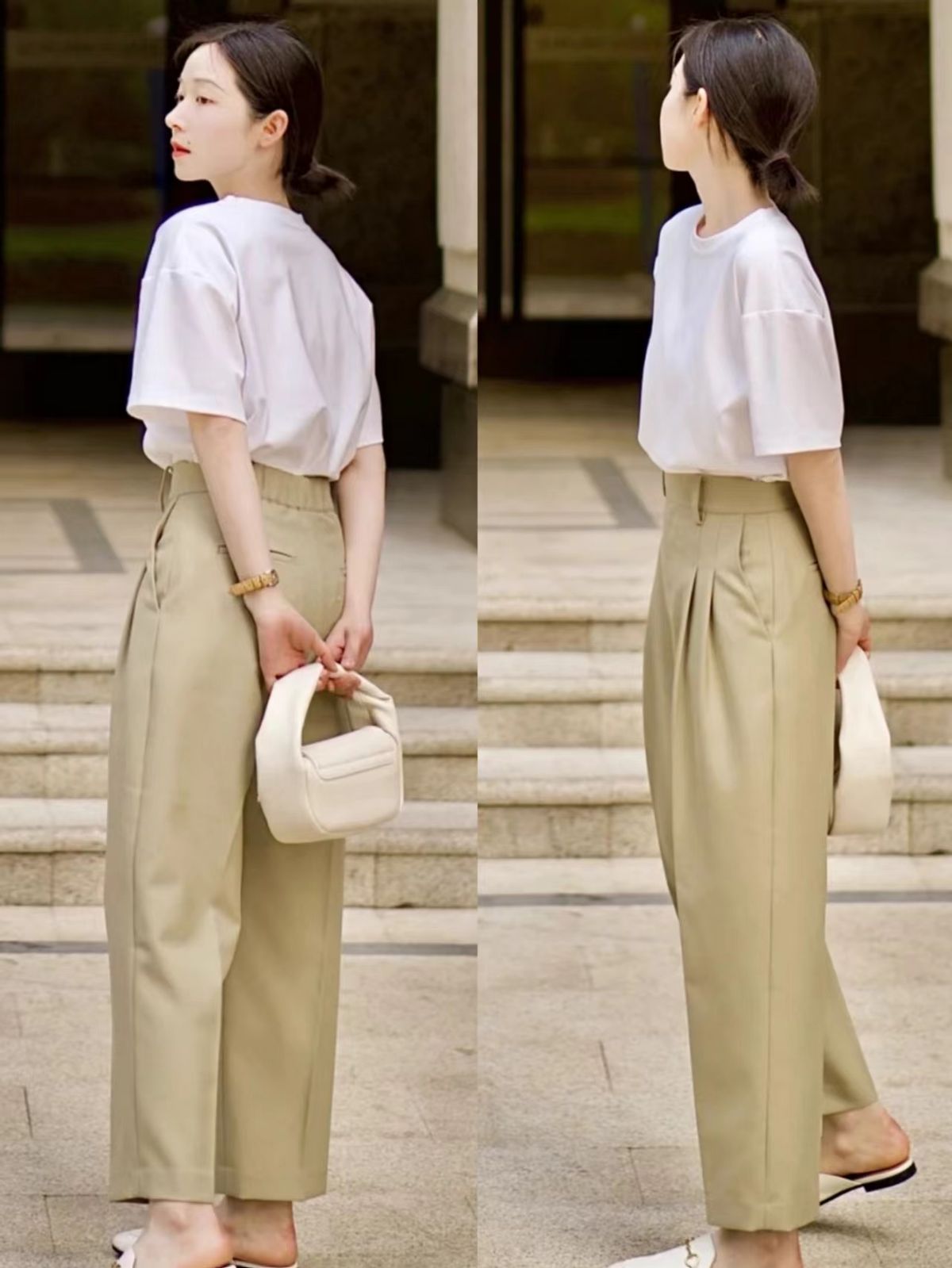 “白T恤”慵懒风穿搭火了！搭配这些单品休闲又随性，懒人*党**爱了