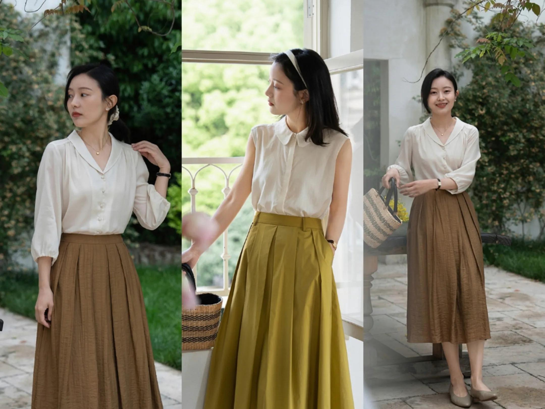 经典的白衬衫如何一衣多穿,白衬衫怎样穿出来时髦感