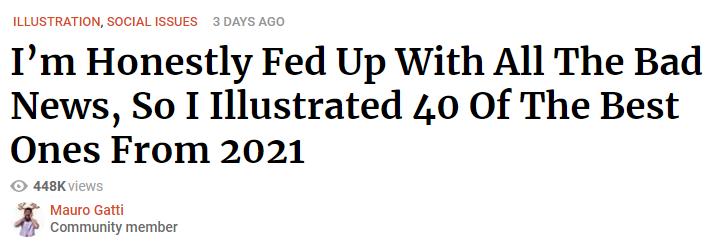 2021年世界如此沉重！可还是有40件美好的事暖如春阳