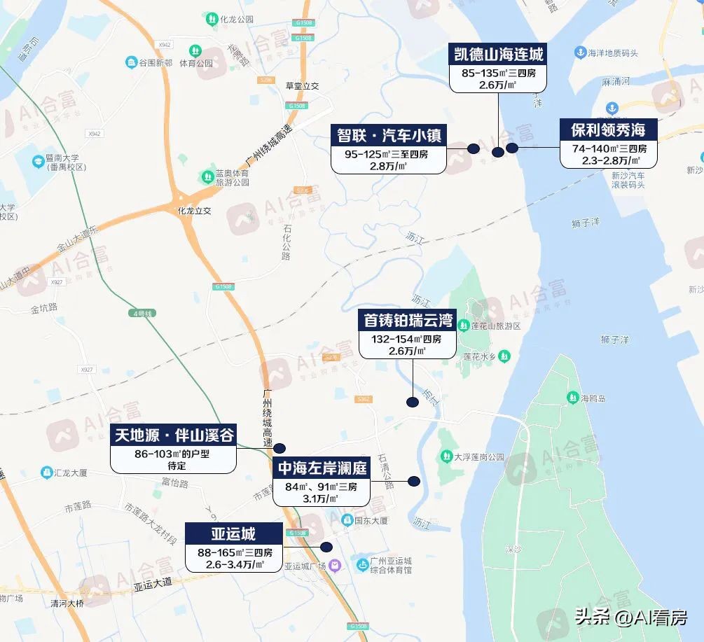 广州哪个盘值得买,广州200万预算买什么板块