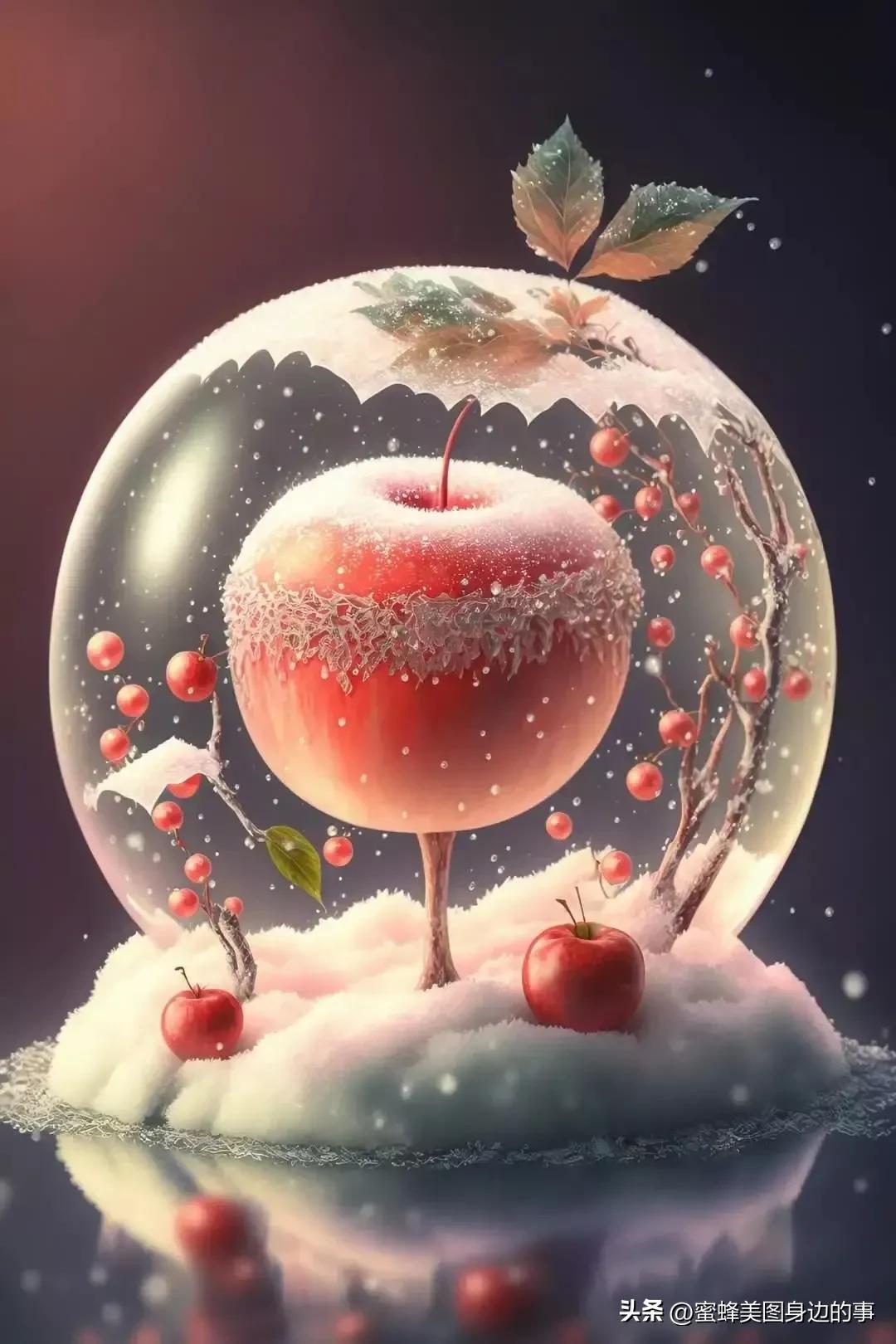 平安夜结平安果祝友友们平安喜乐,平安夜接平安果愿大家都平平安安