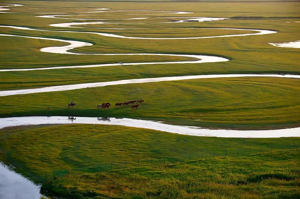 张北草原天路风景,张北草原天路路线