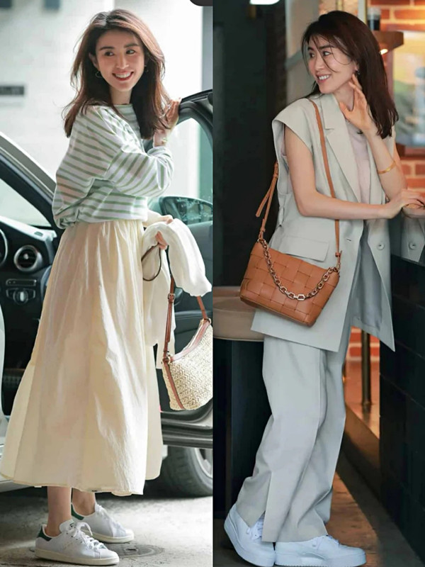 小白鞋到了要怎么穿既简单又漂亮,小白鞋怎么穿搭让人感觉你很干净