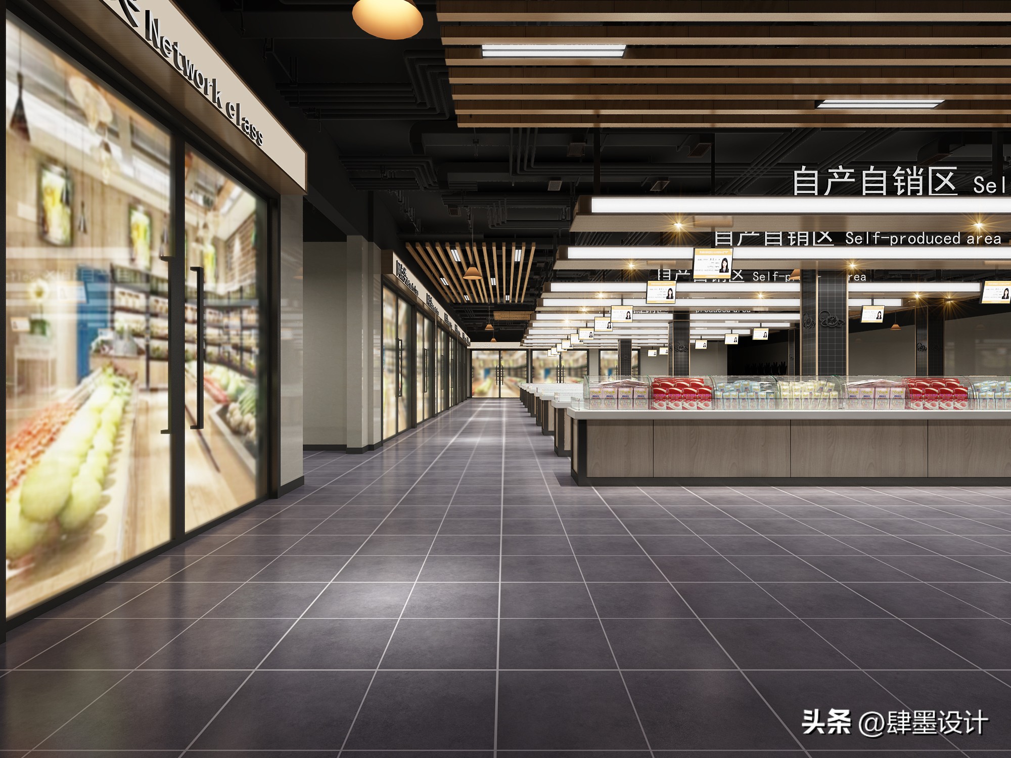 国外菜场设计,韩式风格的农贸市场设计方案