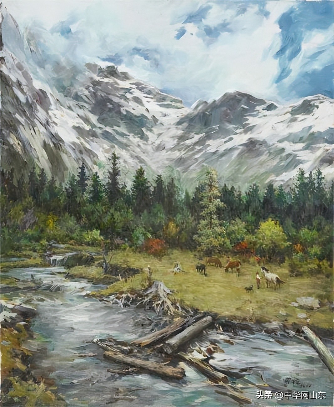 王嘉陵油画欣赏,王嘉陵油画回顾展