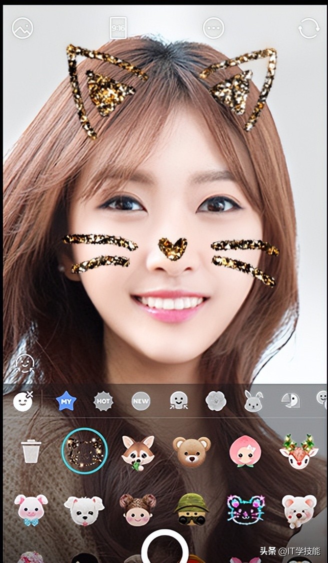 b612咔叽相机怎么拍出圆形图案,b612咔叽相机