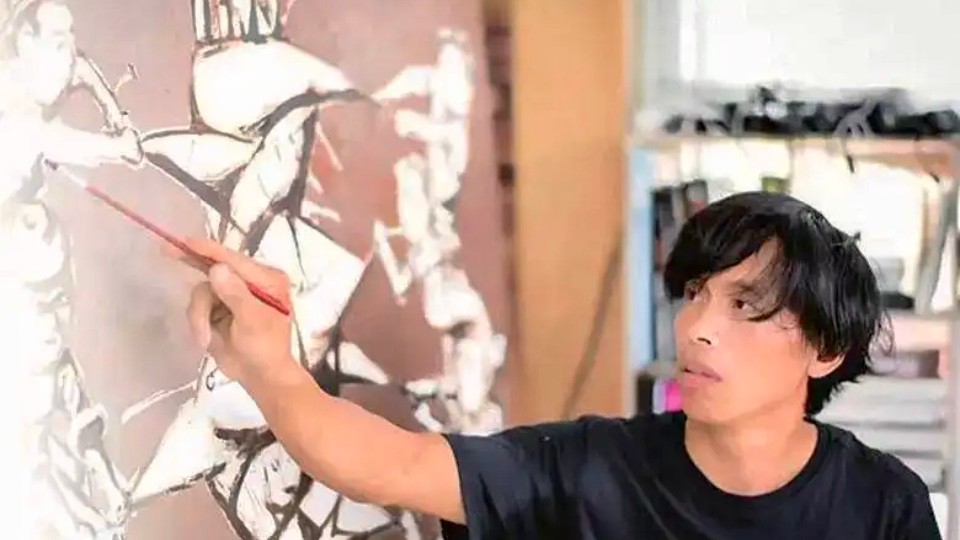 蜗居28年农村画家,农民蜗居画画28年老婆大哭