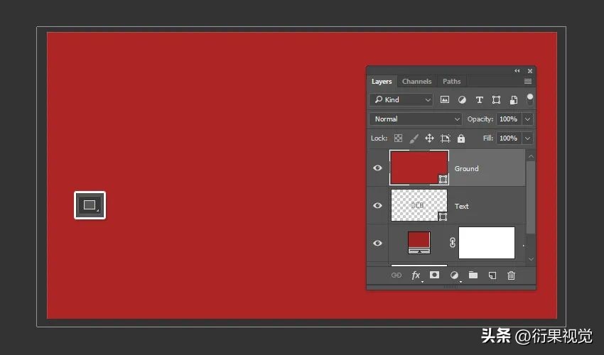 ps怎么做立体空心圆柱效果,ps文字贴合在圆柱上面