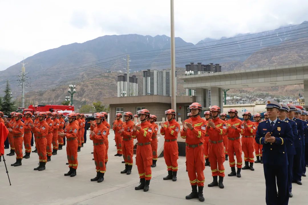 陇南市森林消防支队举行原创歌曲《我们之间》MV开机仪式