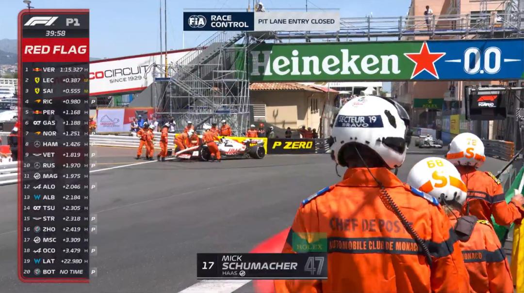 赛车f12018摩纳哥大奖赛练习赛,2023f1摩纳哥站第一次练习赛回放