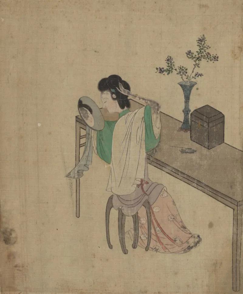 清冷枚仕女图绢本,清冷枚简介