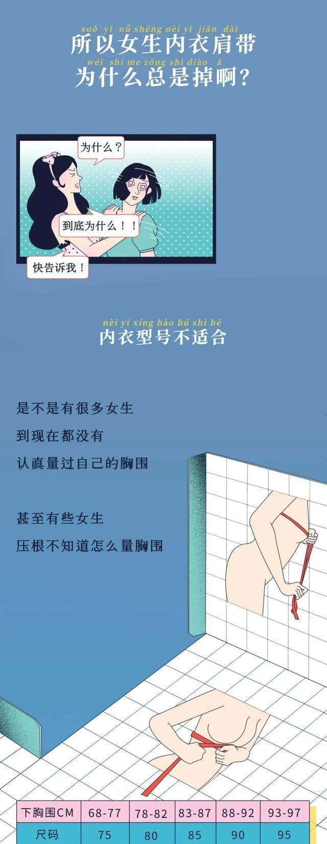女生的肩带为什么老往下掉,为什么女生肩带是软的