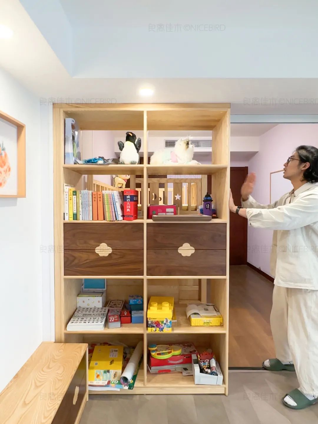 55平超大儿童房，东方意境美客餐厅，上海业主家一“慕”了然